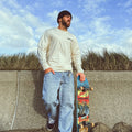 Longsleeve - Triangle Ocean / Natural