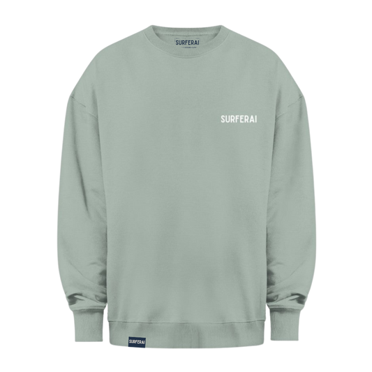 Sweatshirt - Baumbewohner/ Aloe  Oversized Unisex