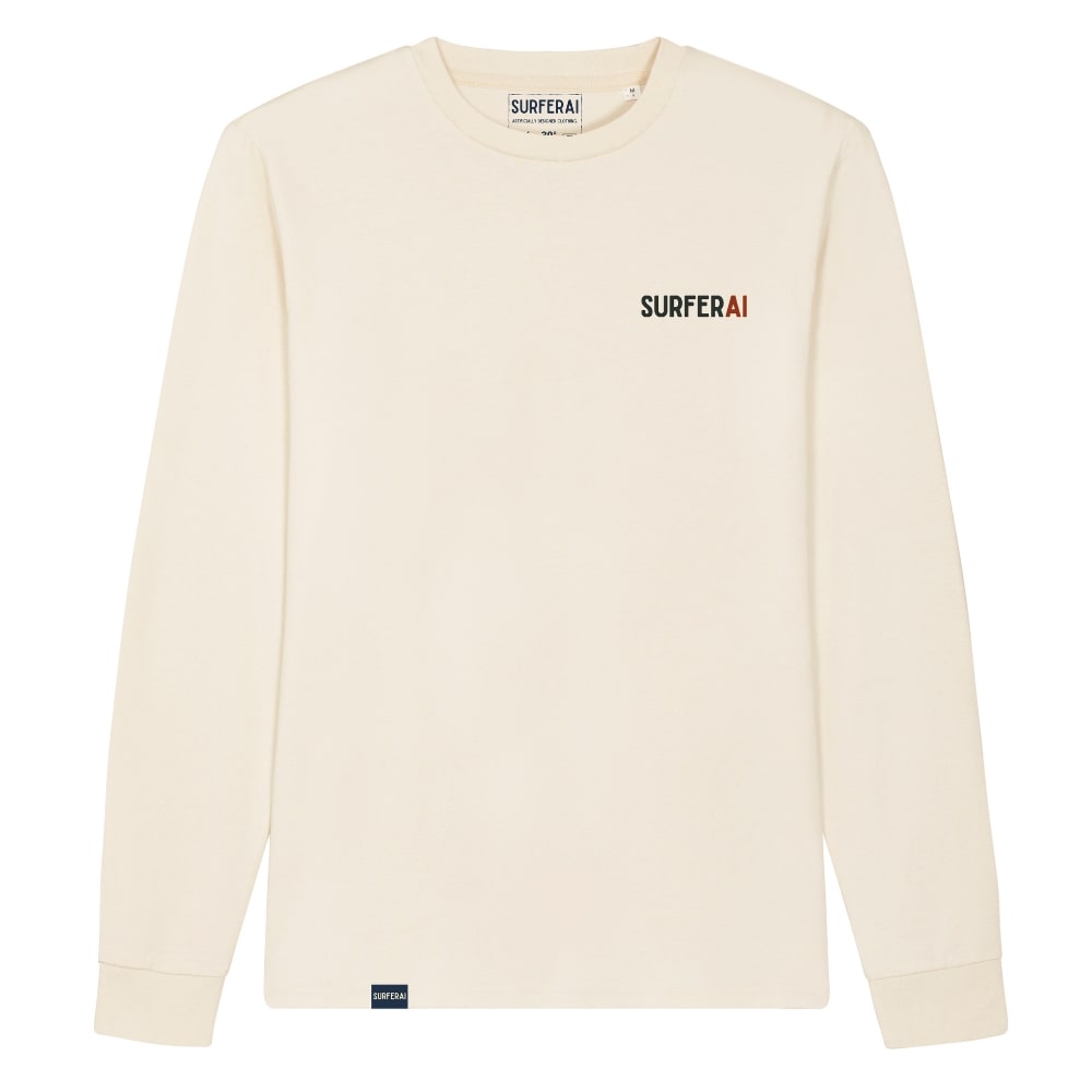 Longsleeve - Triangle Ocean / Natural