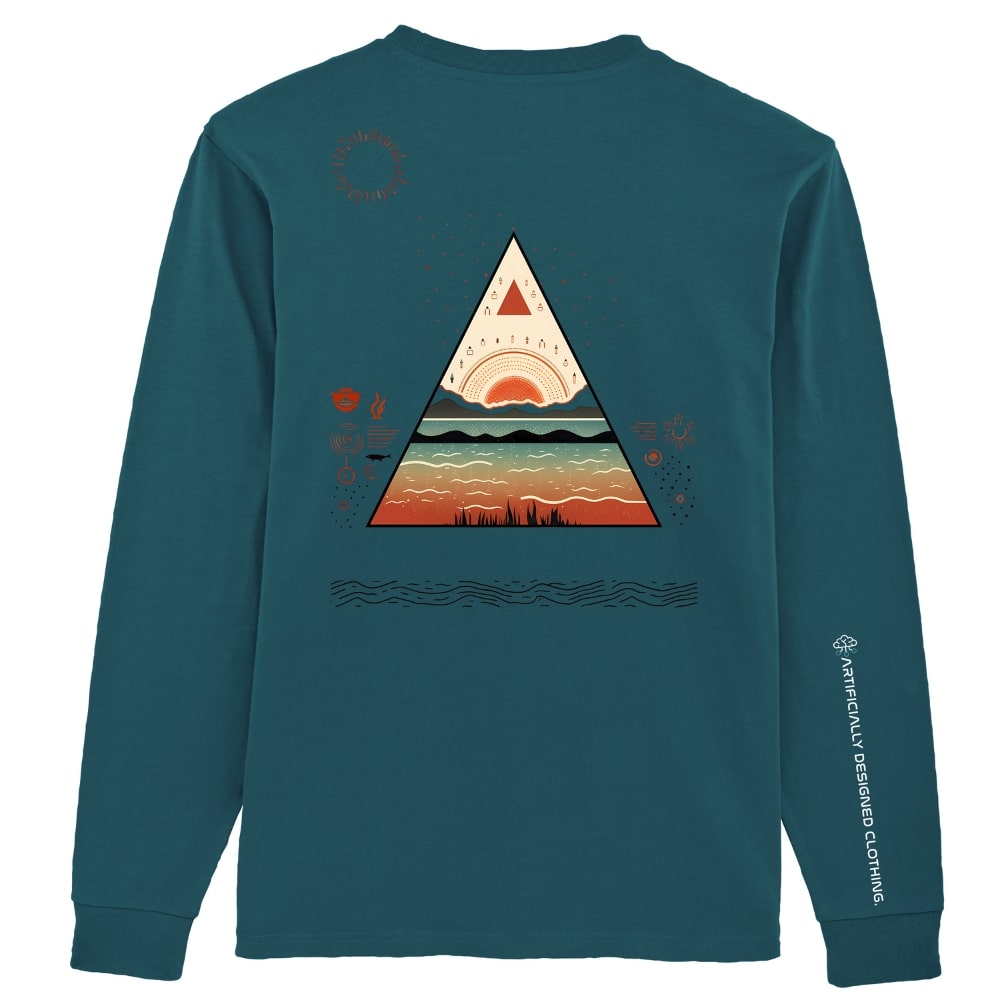 Longsleeve - Triangle Ocean / Watergaze