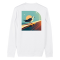 Sweatshirt - Skatemöwe/ Weiß Unisex