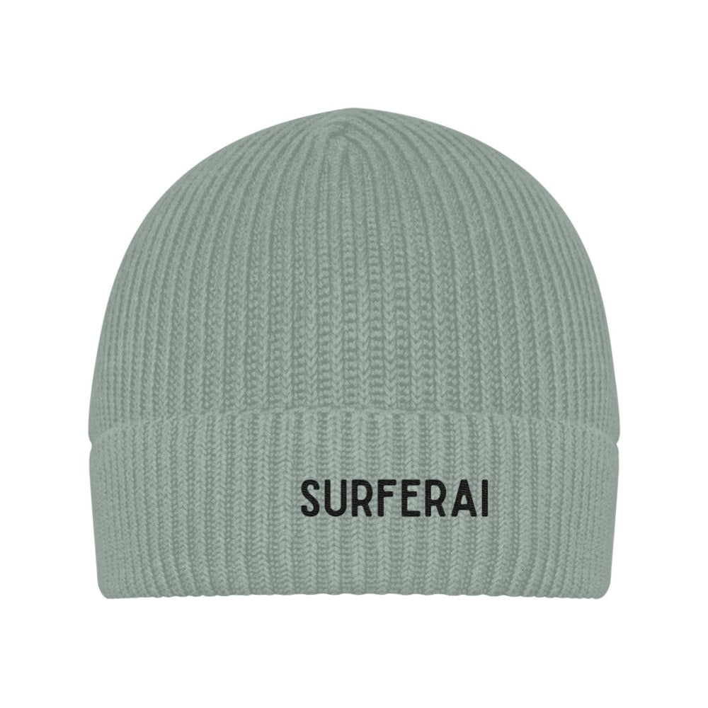 Fisherman Beanie Knutt - Aloe / Schwarz