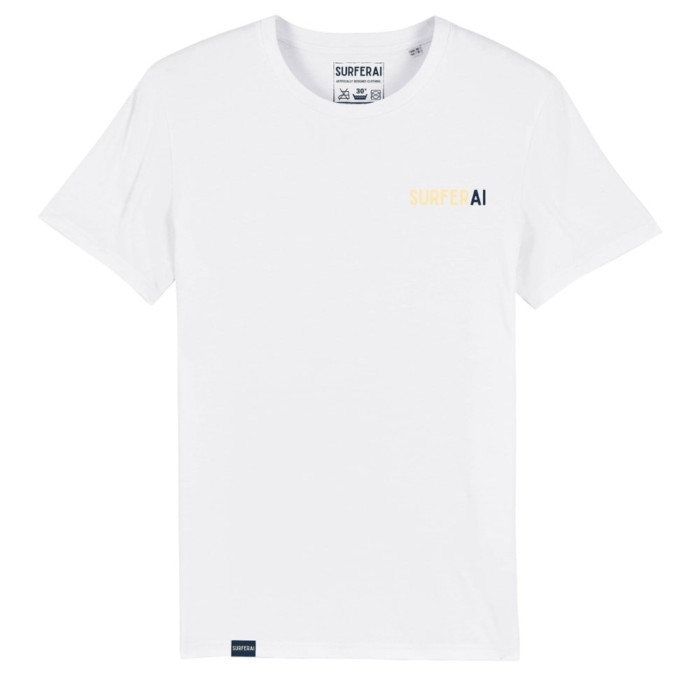 T-Shirt Sanderling - Möwenboard / Weiß