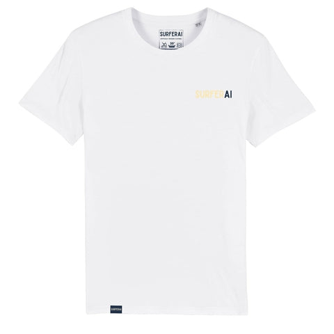 T-Shirt Sanderling - Möwenboard / Weiß