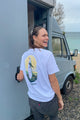 T-Shirt Sanderling - Möwenboard / Weiß