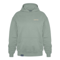 Hoodie - Wellenbriefmarke/ Aloe Oversized Unisex