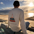 Longsleeve - Triangle Ocean / Natural