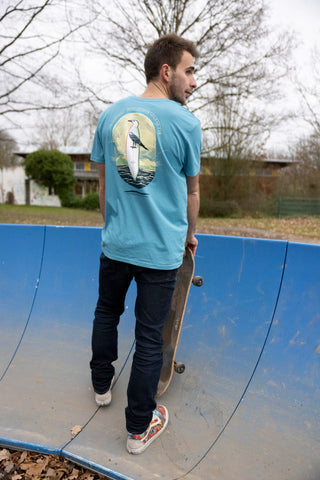 T-Shirt Sanderling - Möwenboard / Oceanblue
