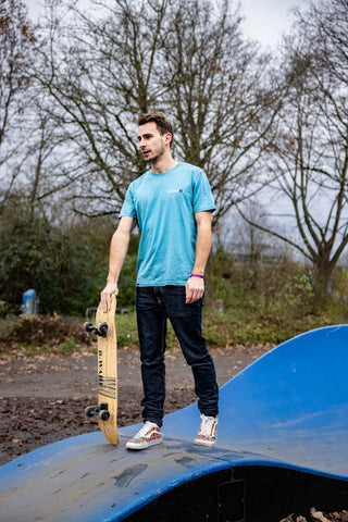 T-Shirt Sanderling - Möwenboard / Oceanblue