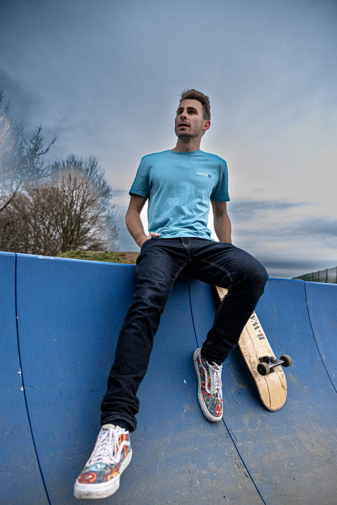 T-Shirt Sanderling - Möwenboard / Oceanblue