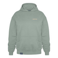 Hoodie - Wellenbriefmarke/ Aloe Oversized Unisex