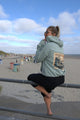 Hoodie - Wellenbriefmarke/ Aloe Oversized Unisex
