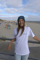 T-Shirt - SurferAI Logo/ Weiß Oversized Unisex