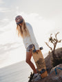 Longsleeve - Triangle Ocean / Natural