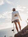 Longsleeve - Triangle Ocean / Natural