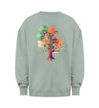 Sweatshirt - Baumbewohner/ Aloe  Oversized Unisex
